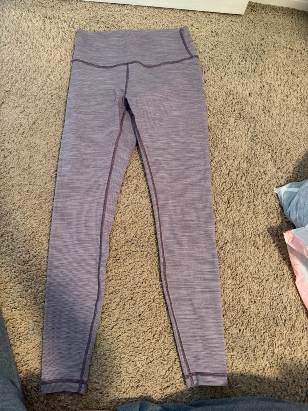 lululemon athletica Heathered Purple Leggings